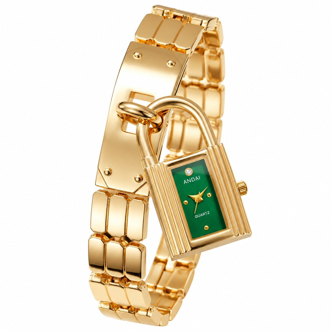 Padlock Charm Bracelet Watch — ce_wb_01