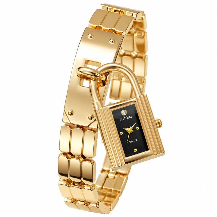 Padlock Charm Bracelet Watch — ce_wb_01