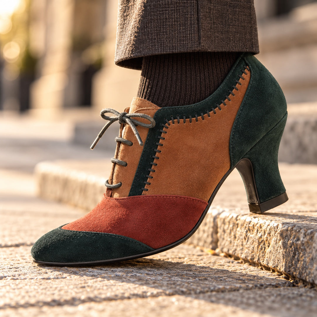 Patchwork Suede Oxford Pumps — ce_brooklyn_s2_01