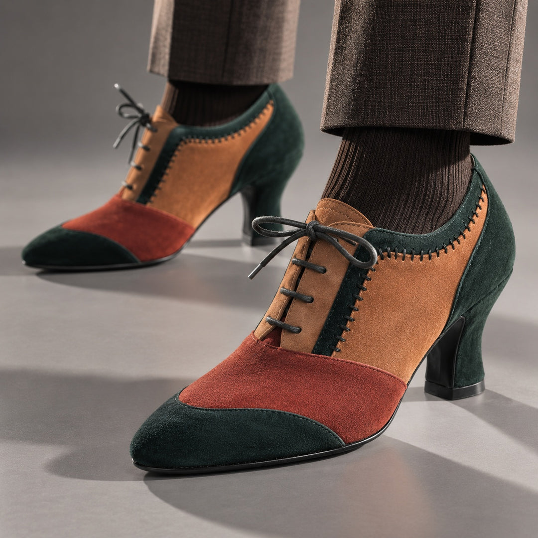 Patchwork Suede Oxford Pumps — ce_brooklyn_s3_01