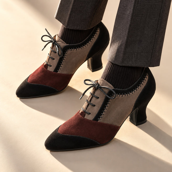 Patchwork Suede Oxford Pumps — ce_brooklyn_s3_01
