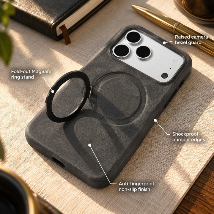Saddler Ring-Stand Phone Case — ce_metastatic_01