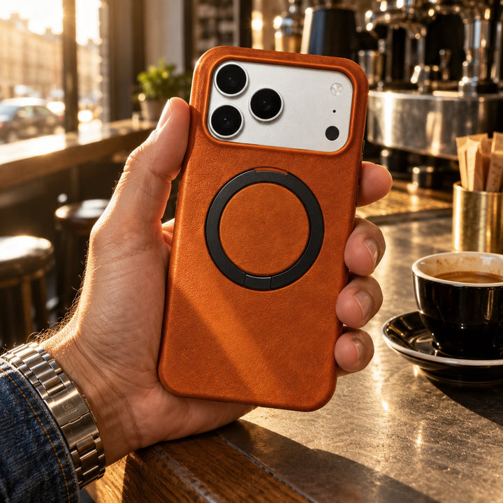 Saddler Ring-Stand Phone Case — ce_metastatic_01