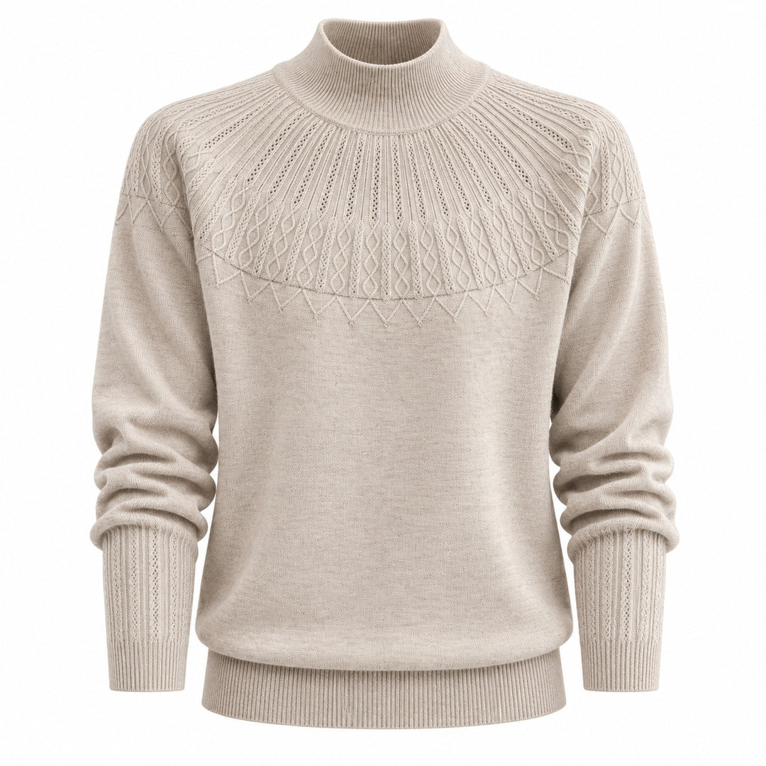 Sonnet Pointelle Mock Neck — ce_wb_01