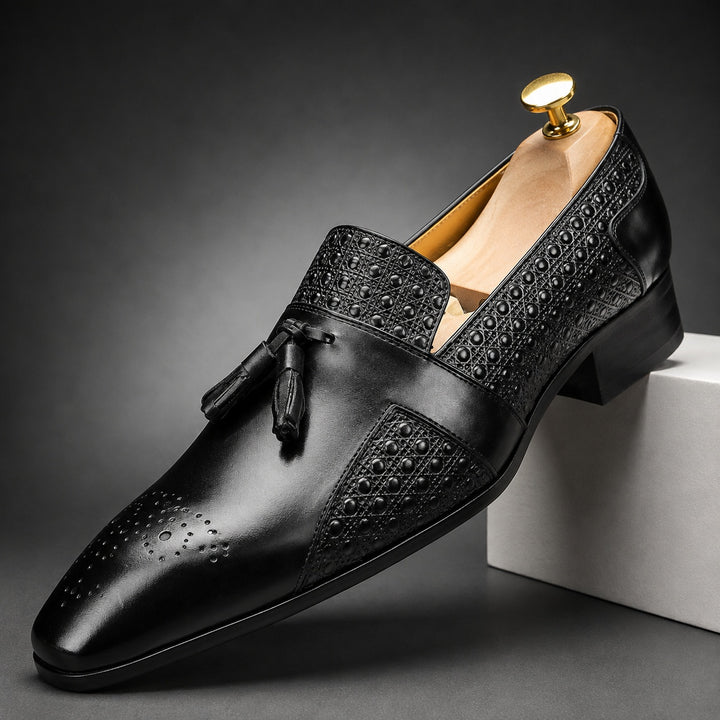 Tassio Fringe Loafers — ce_angle_01