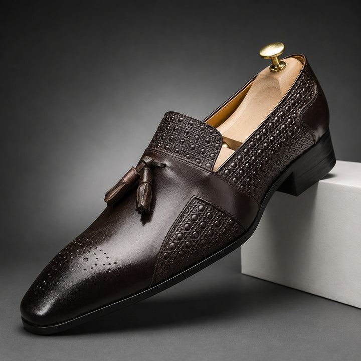 Tassio Fringe Loafers — ce_angle_01