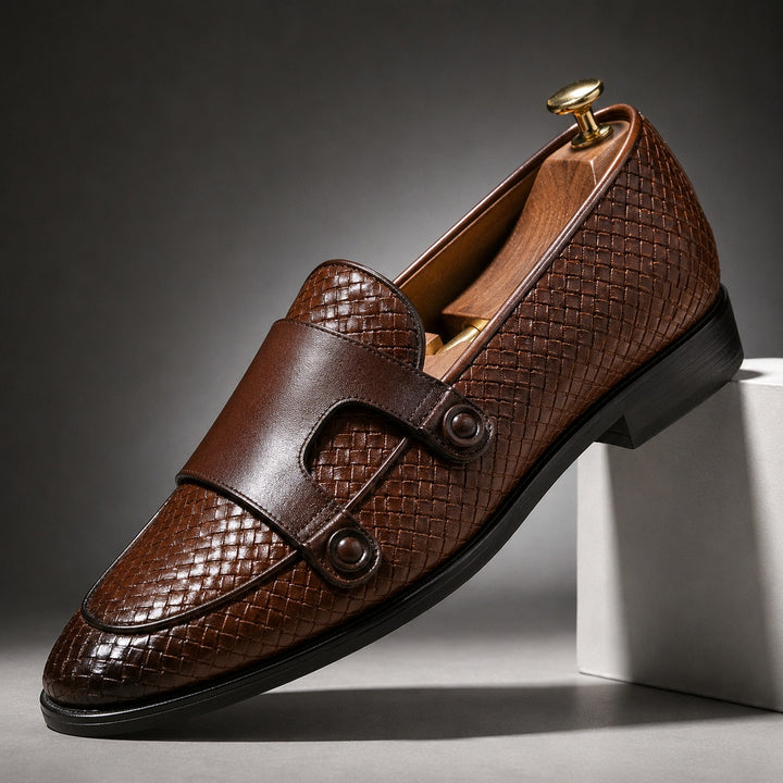 Telaio Woven Monk Loafers — ce_angle_01