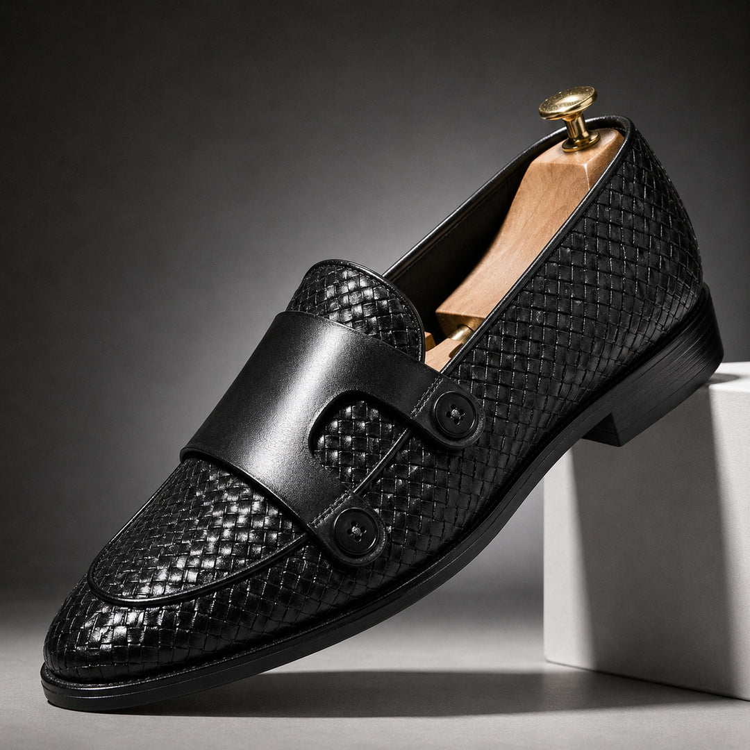 Telaio Woven Monk Loafers — ce_angle_01